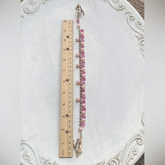 1950’s Vintage Pink Crystal & Rhinestone Sweater Clip - Picture 11 of 11